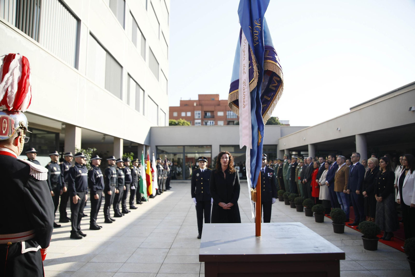 Las imágenes del acto institucional de la Policía Local de Almería con motivo de la festividad de su patrón, San Esteban