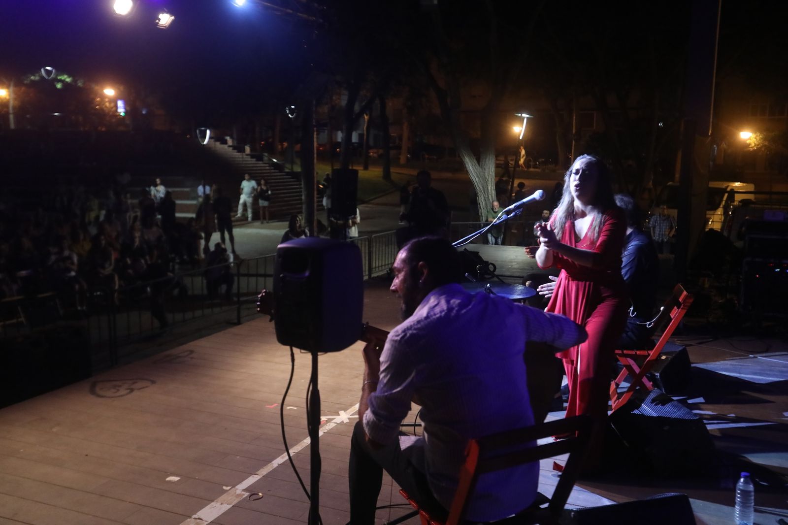 La noche flamenca en el Parque de San Fernando, en imágenes