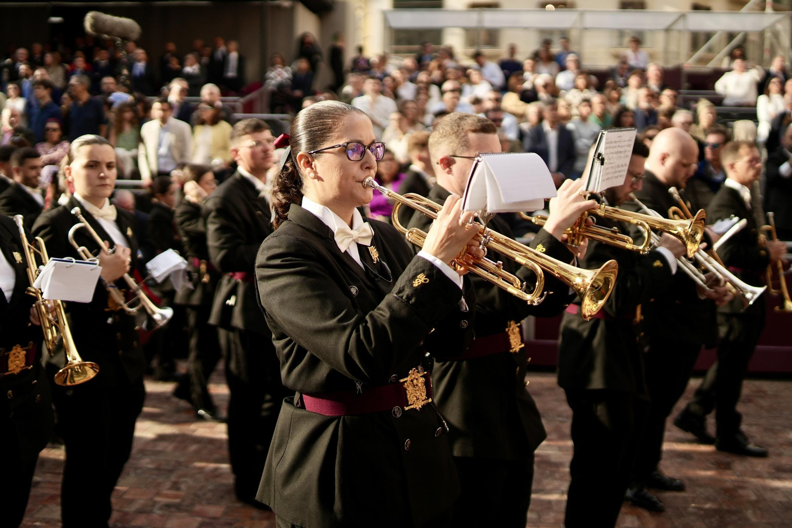 Salutación el Domingo de Ramos en Málaga, en imágenes