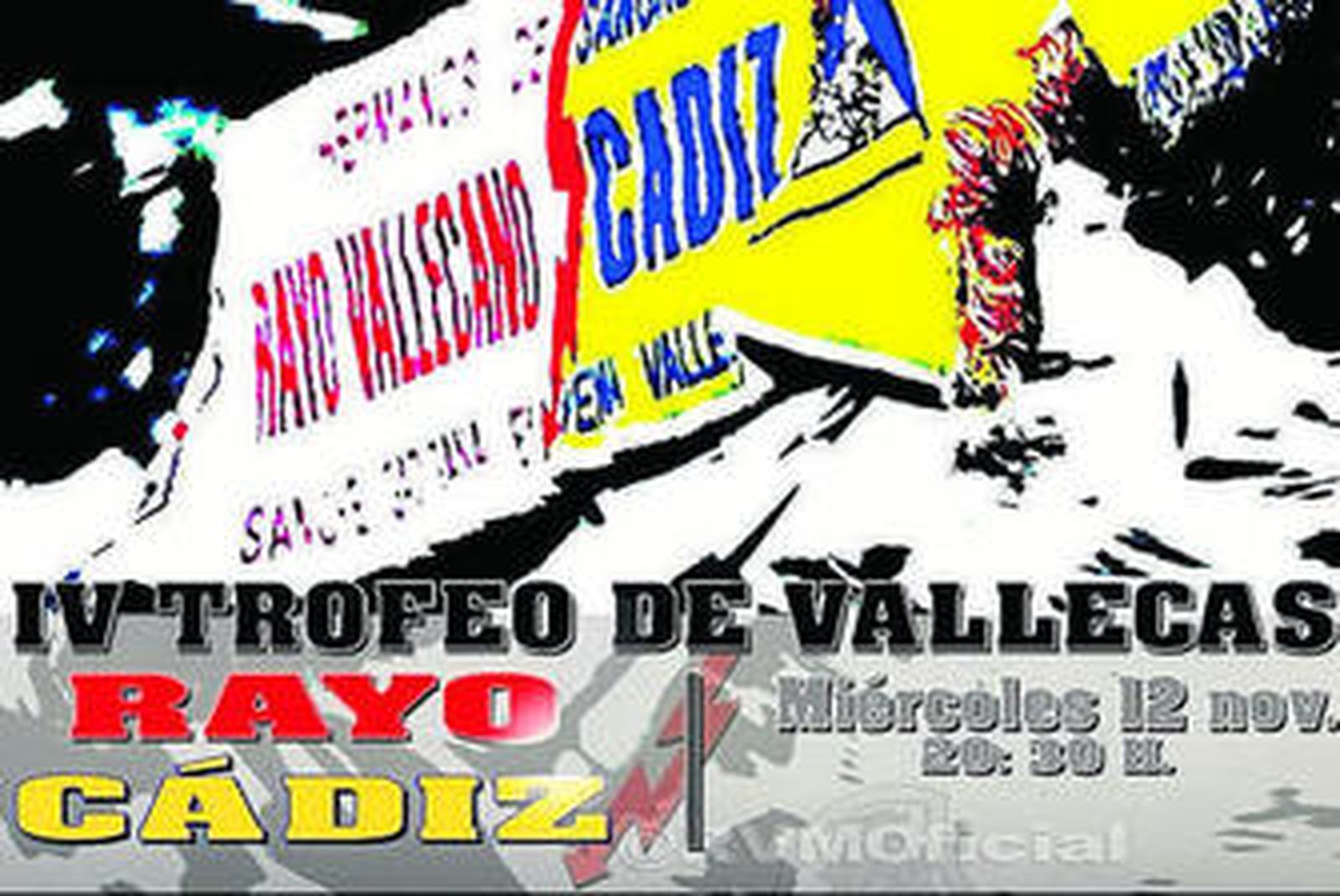 Cartel del Trofeo de Vallecas, en el que participará el Cádiz.