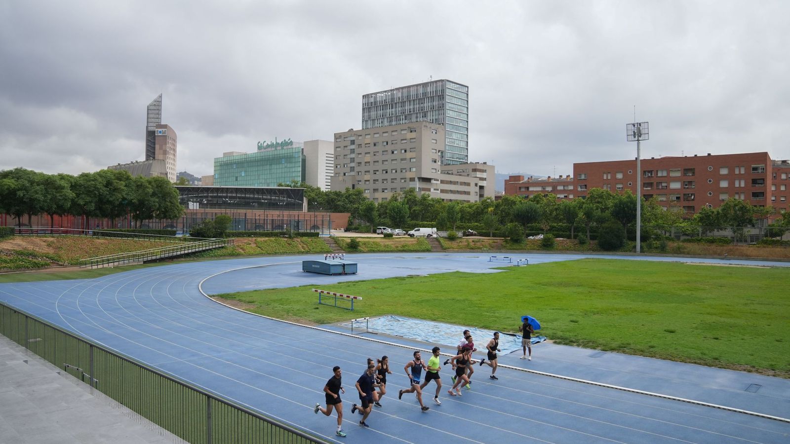 Las pistas de Can Dragó, antes de las obras.