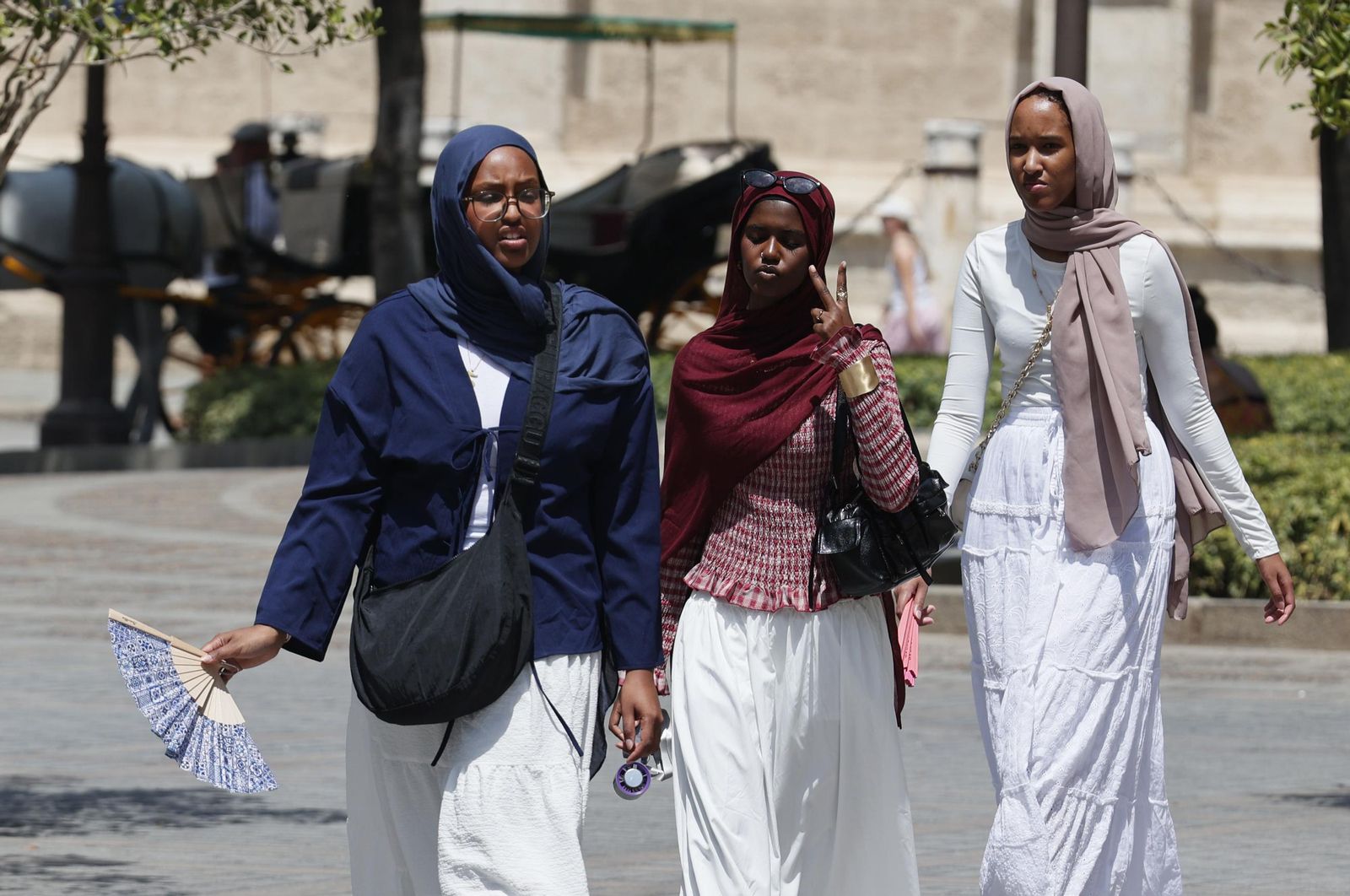 Otro día de calor en Sevilla