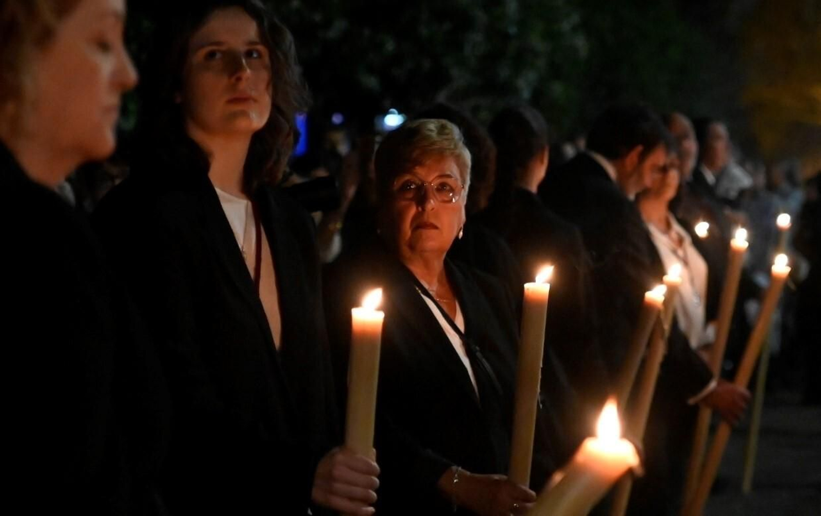 El vía crucis del Cristo de la Providencia, en imágenes
