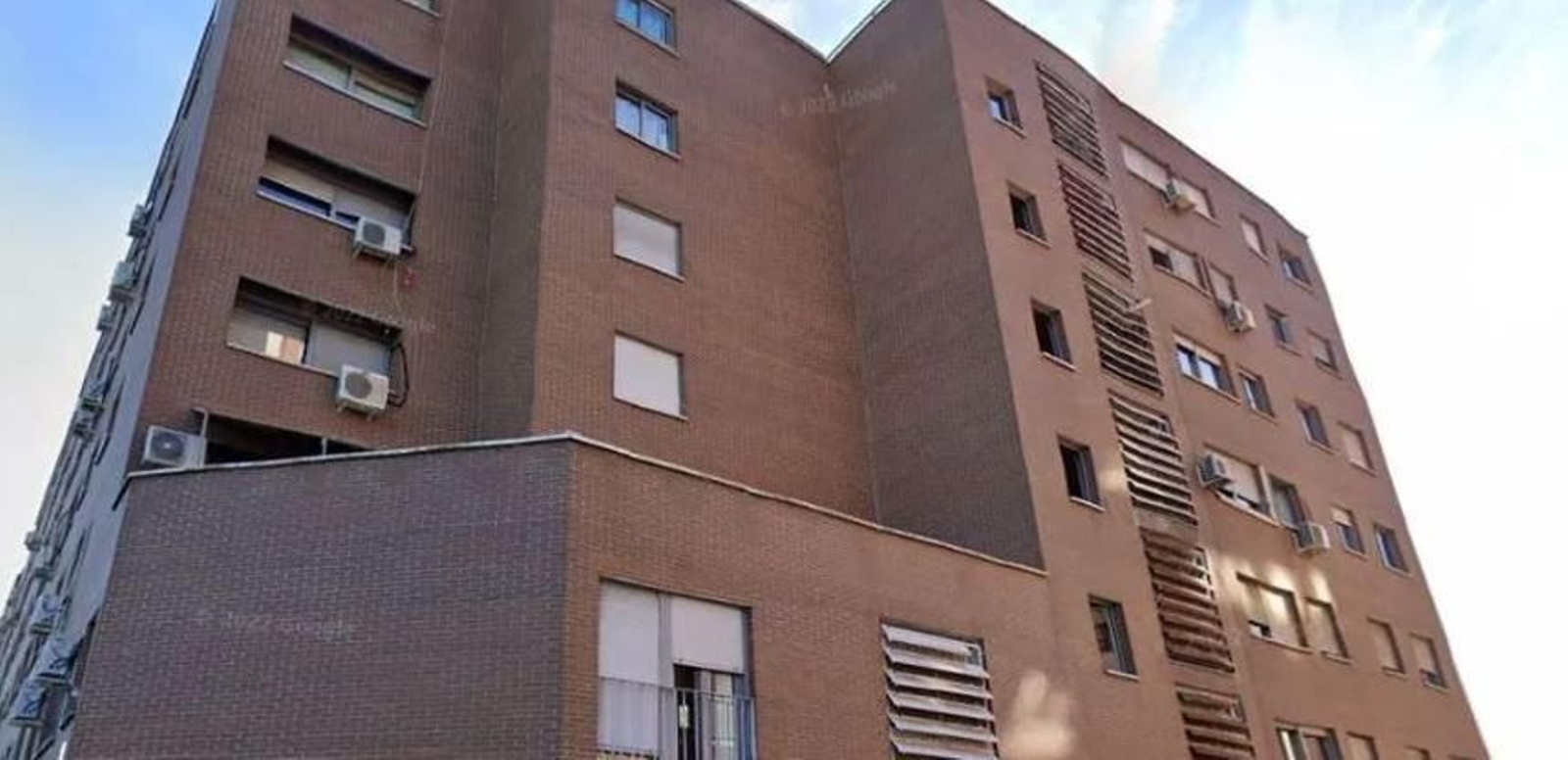 Zona donde ha tenido lugar el trágico suceso en el barrio de Orcasitas