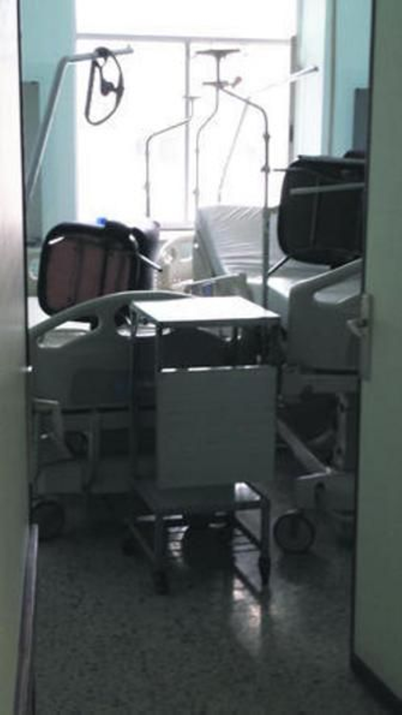 Aspecto de una de las habitaciones de Neumología.