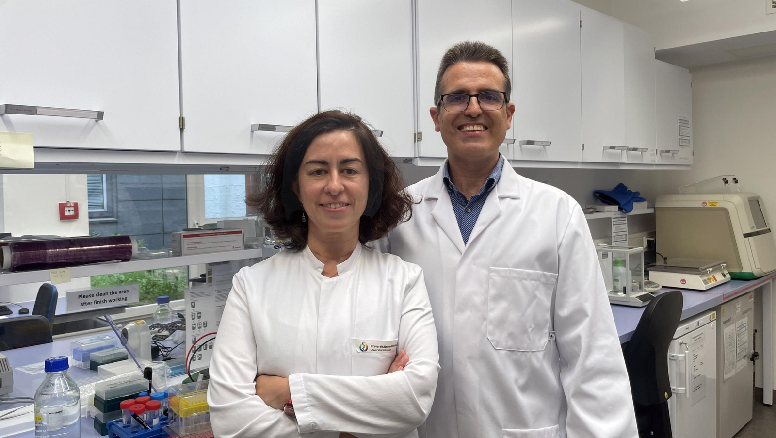 Los españoles Samuel Peña-Llopis y Silvia Vega Rubín de-Celis.