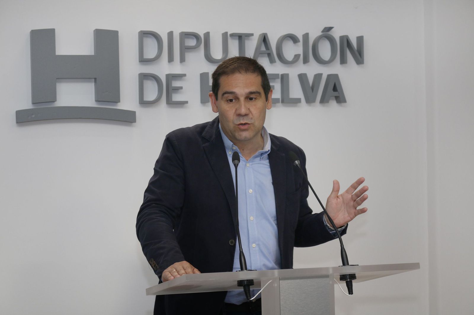 José Luis Ramos, cuando era presidente de la Diputación.