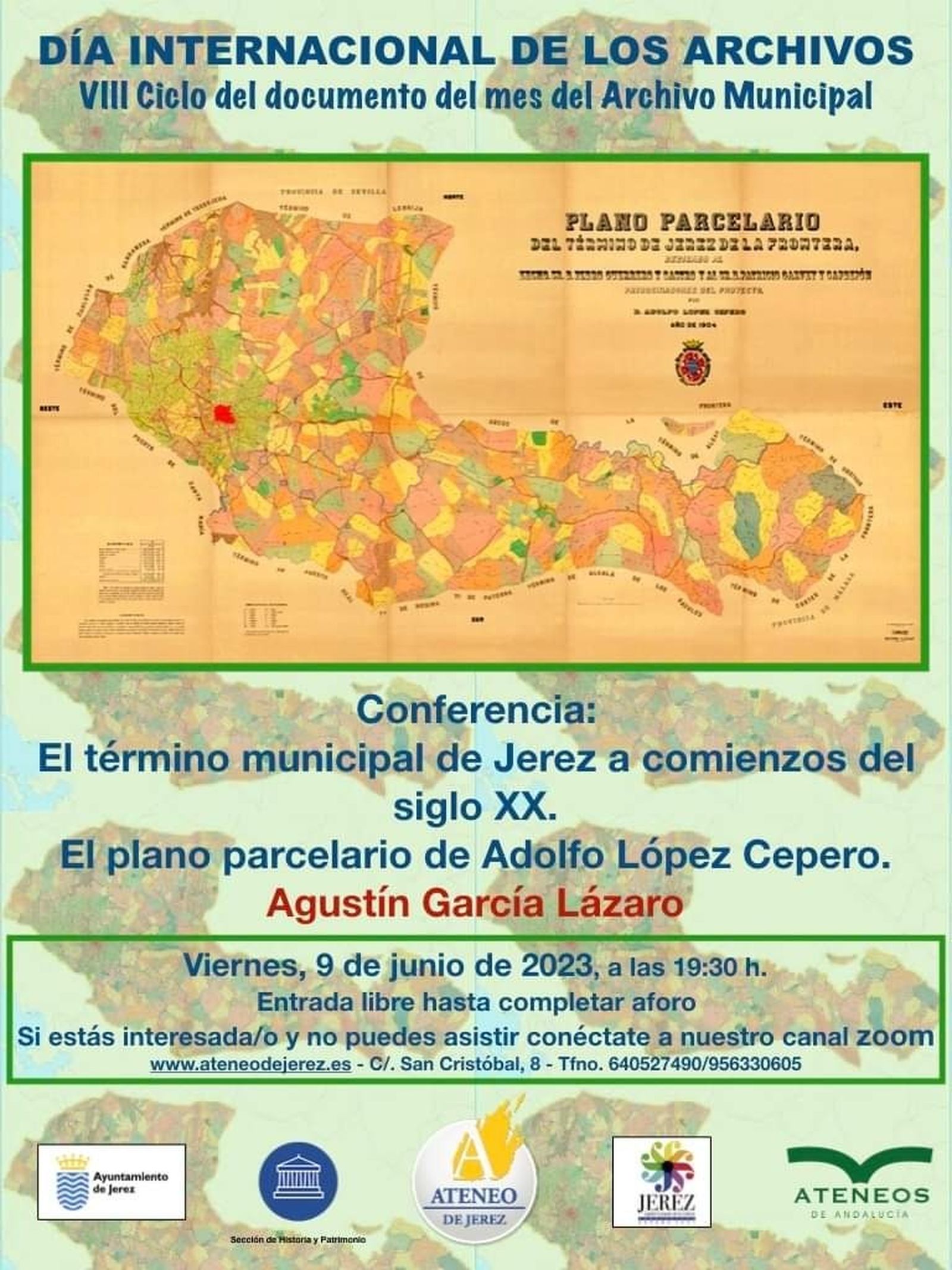 Cartel de la conferencia.