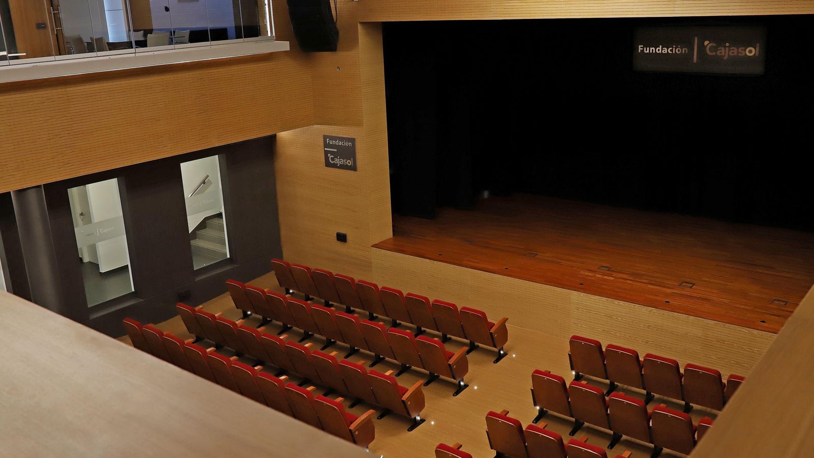 Una imagen del nuevo auditorio de Cajasol.