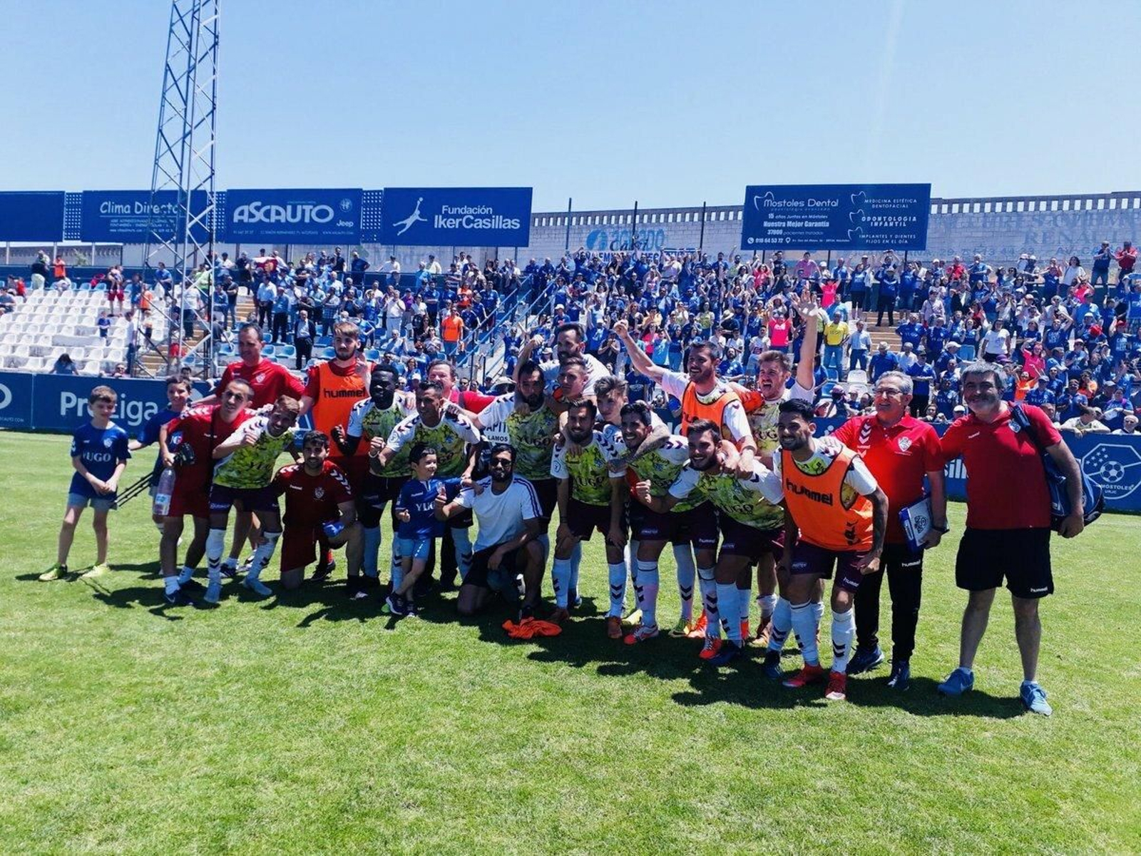 Los jugadores del Yugo Socuéllamos.