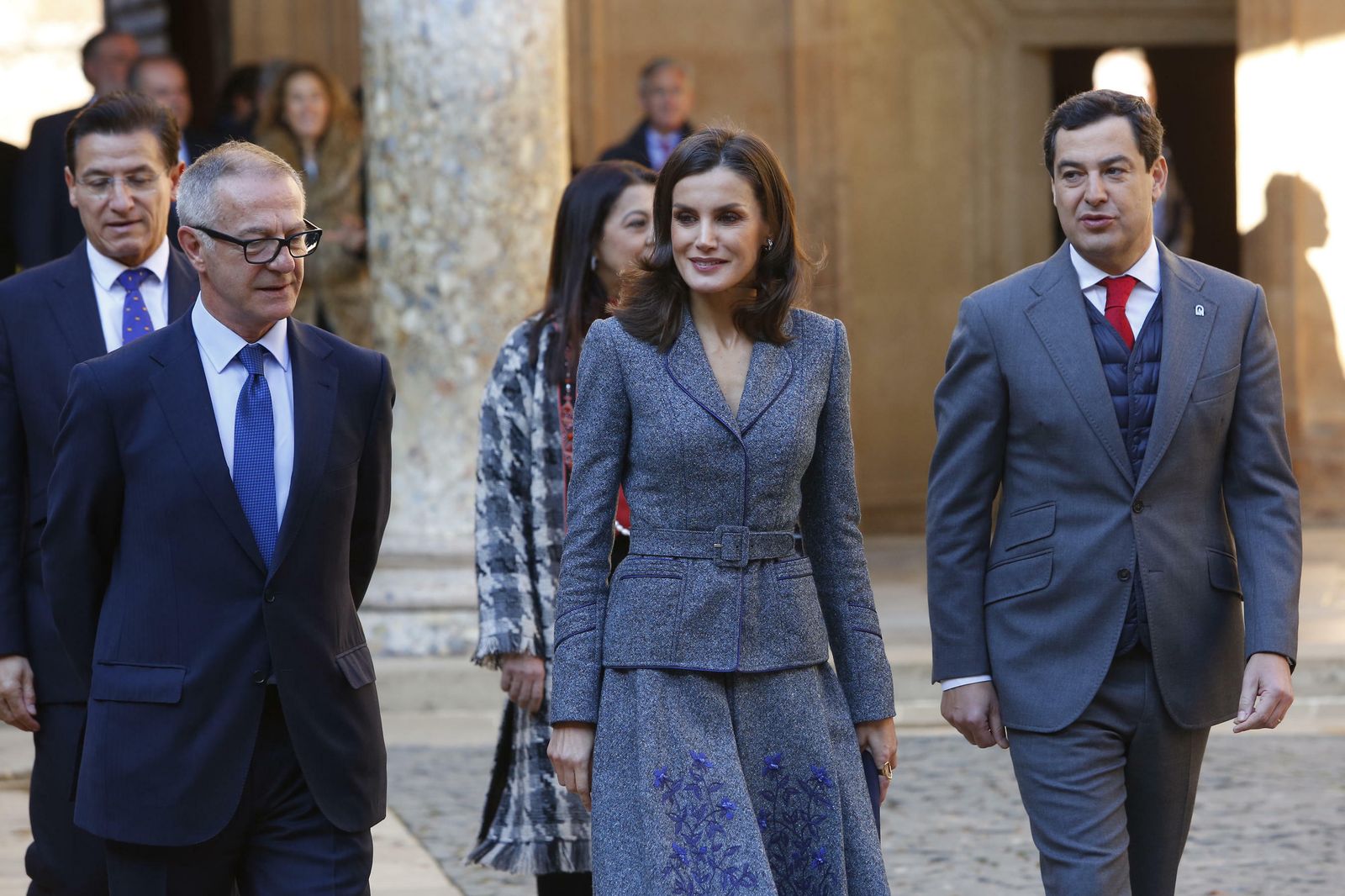 La visita de la reina Letizia, en imágenes