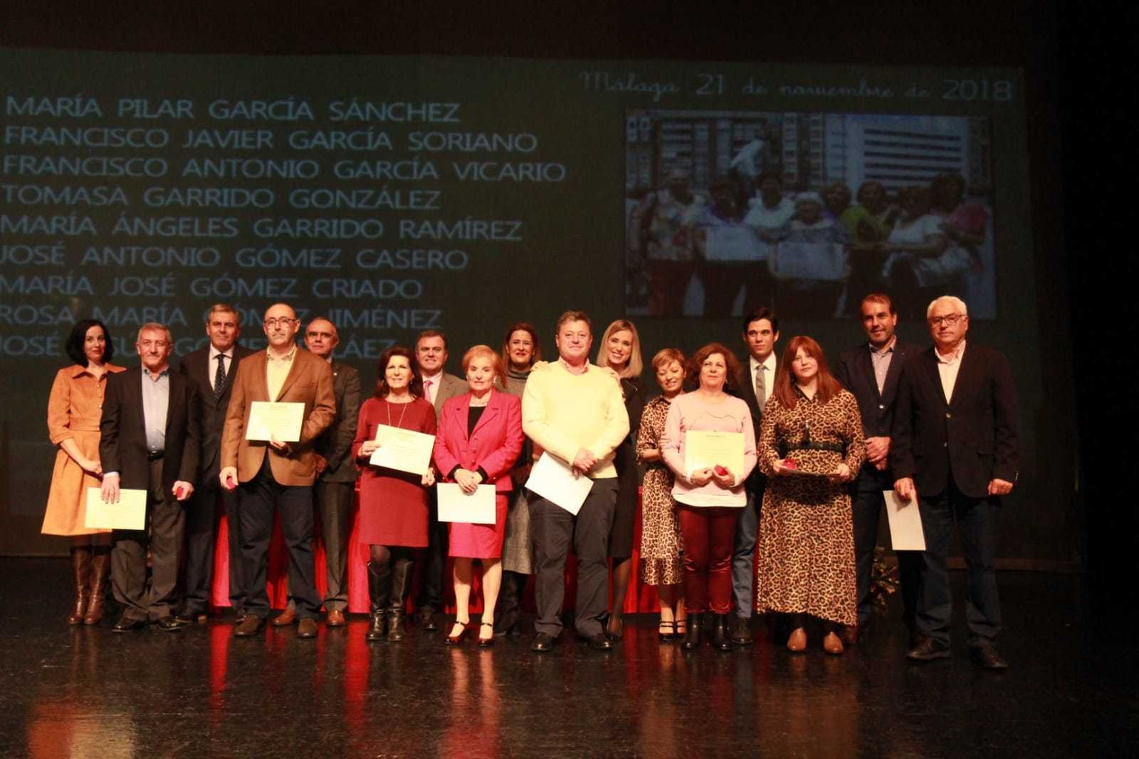 Acto de homenaje a los docentes jubilados en la provincia de Málaga