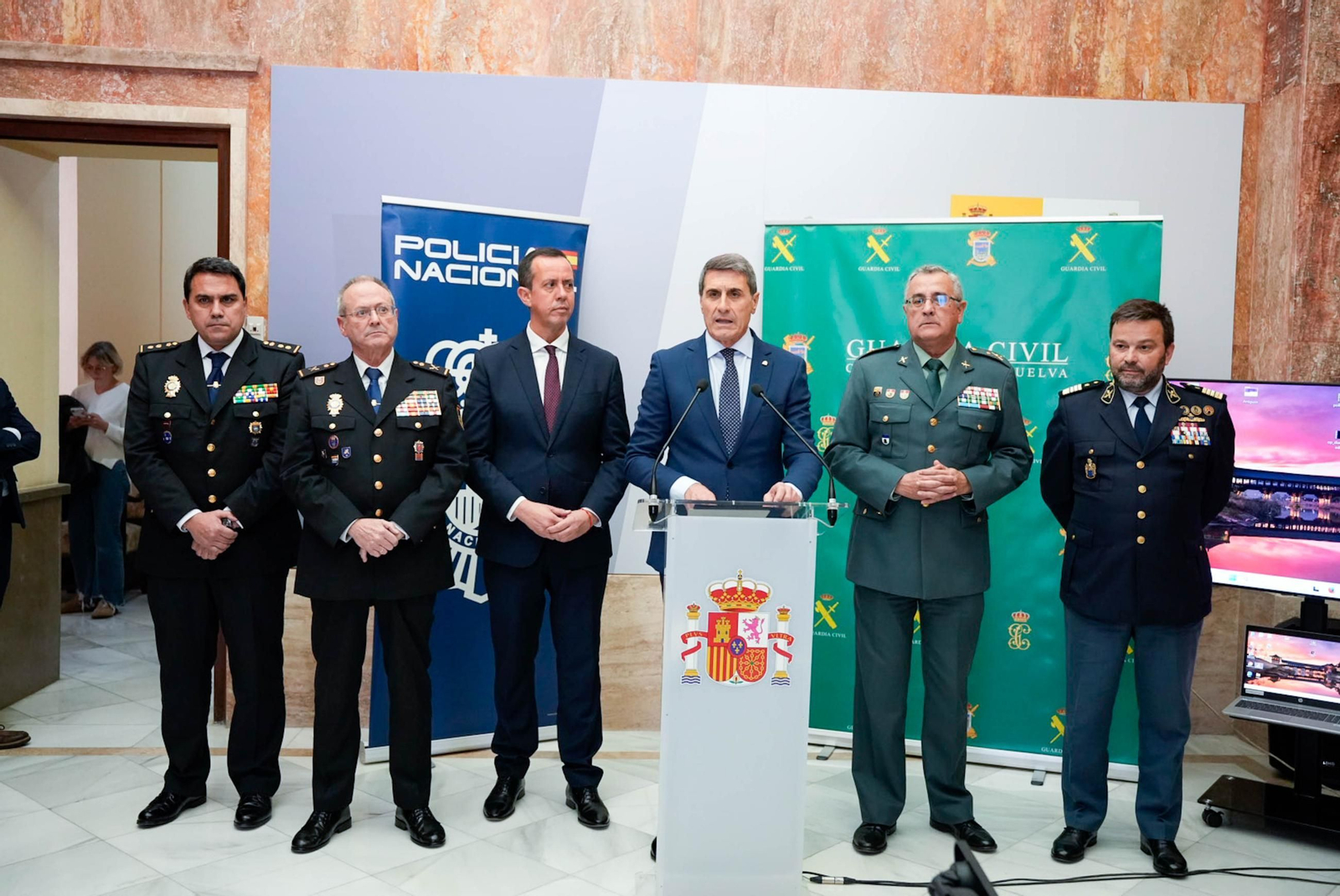 Pedro Fernández ha presidido la Mesa de Coordinación Operativa (MECO) del IV Plan Especial de Seguridad del Campo de Gibraltar.