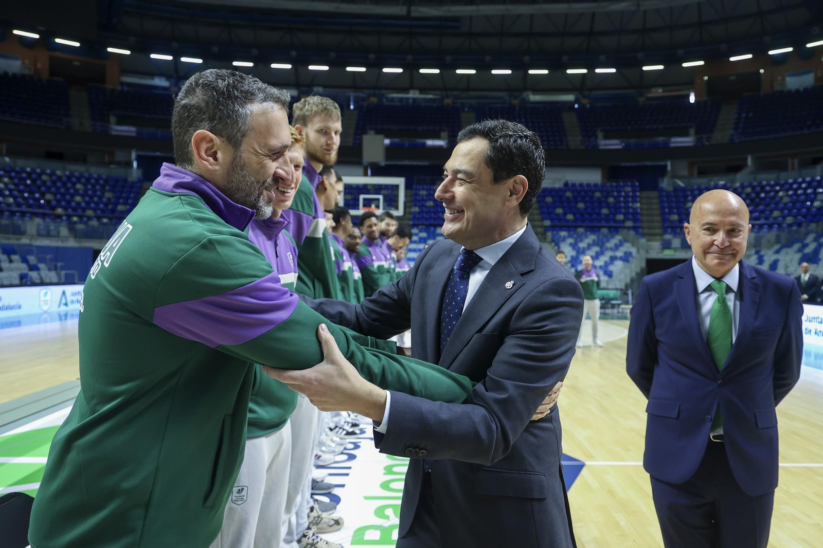 Ibon Navarro, Juanma Moreno y López Nieto.