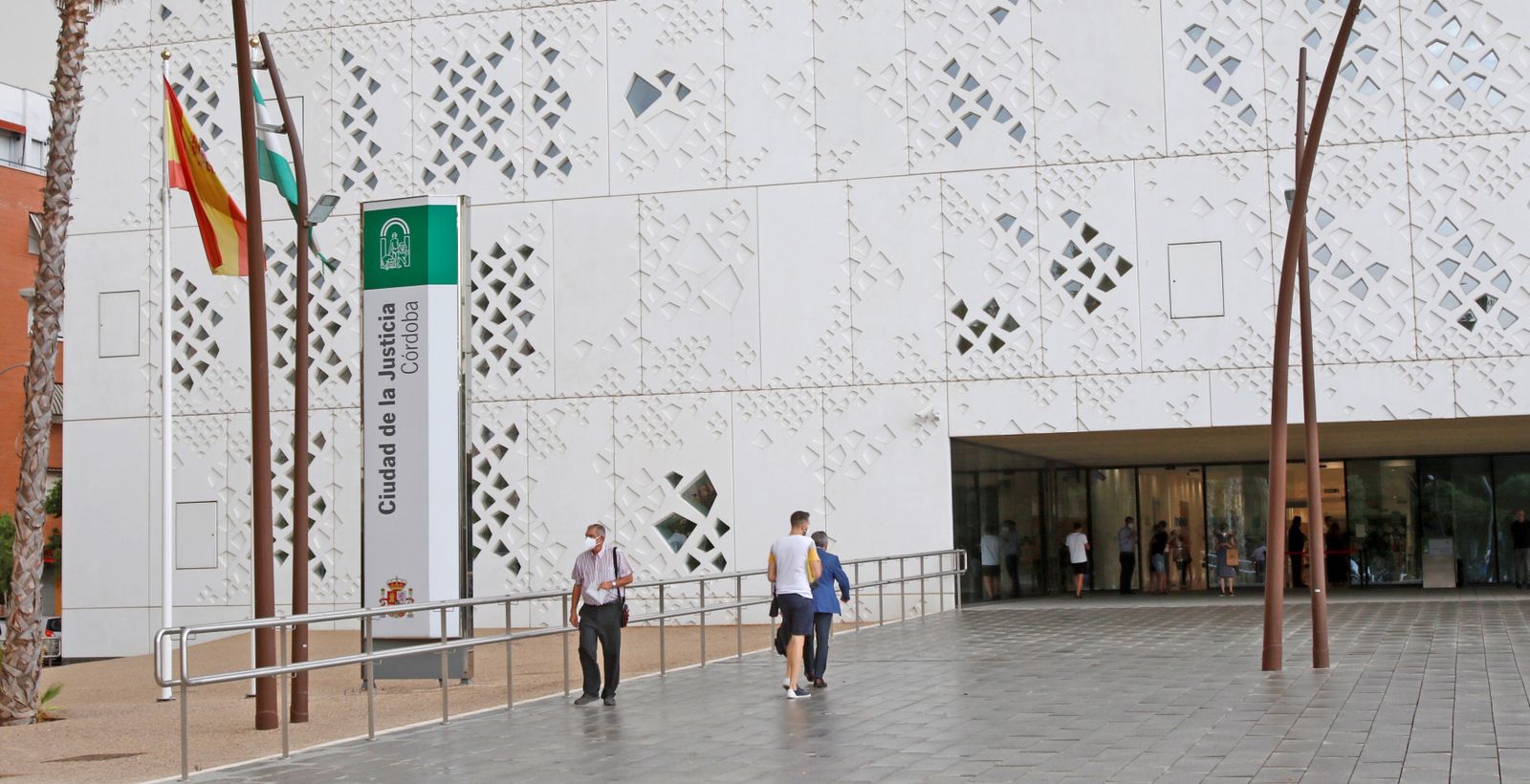 Entrada a la Ciudad de la Justicia de Córdoba.