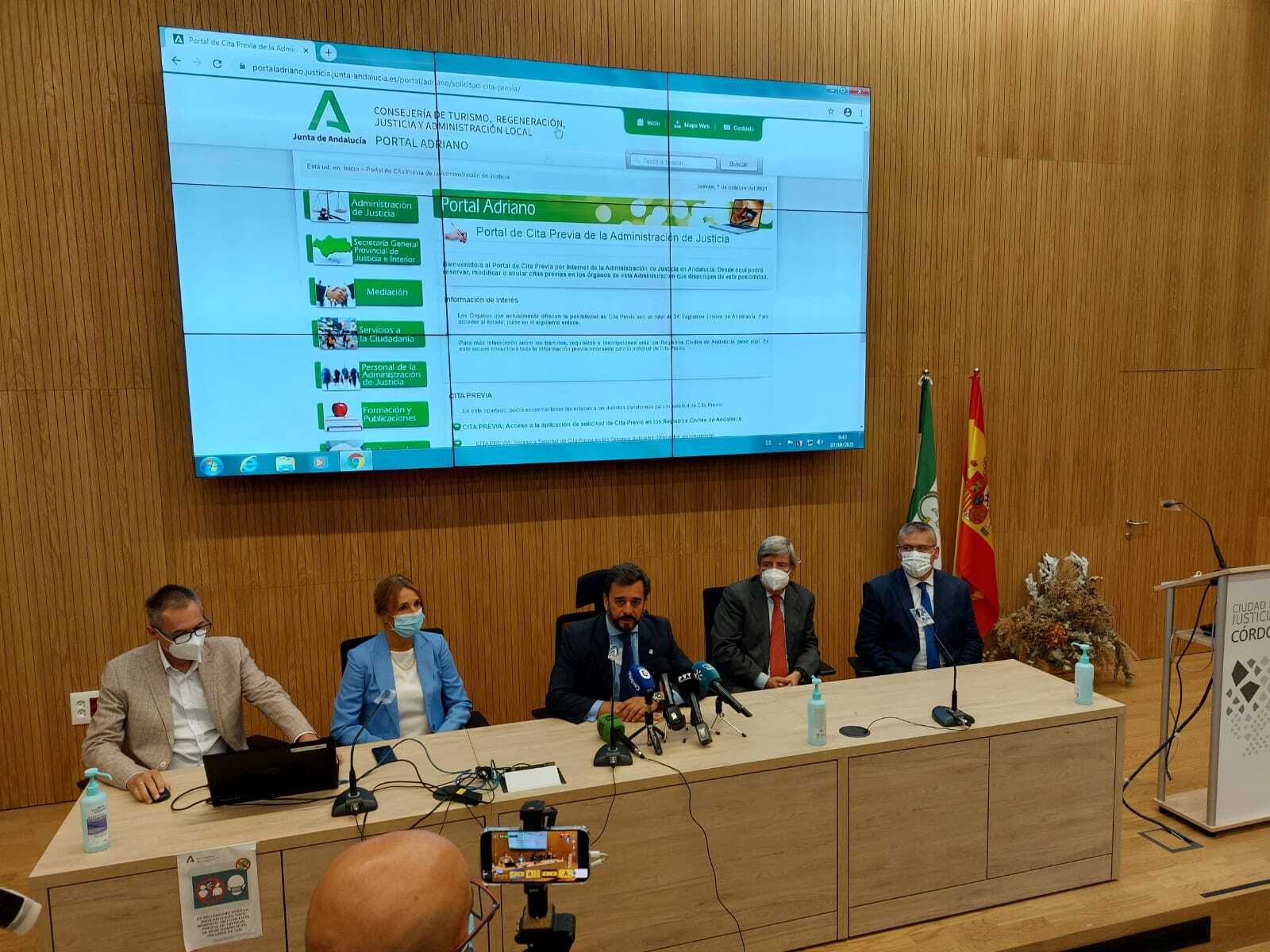 Presentación de la cita previa del Registro Civil por internet