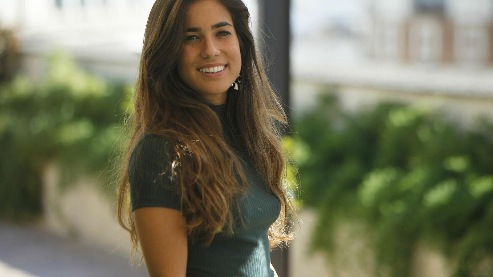 Julia Medina posa para durante una entrevista.