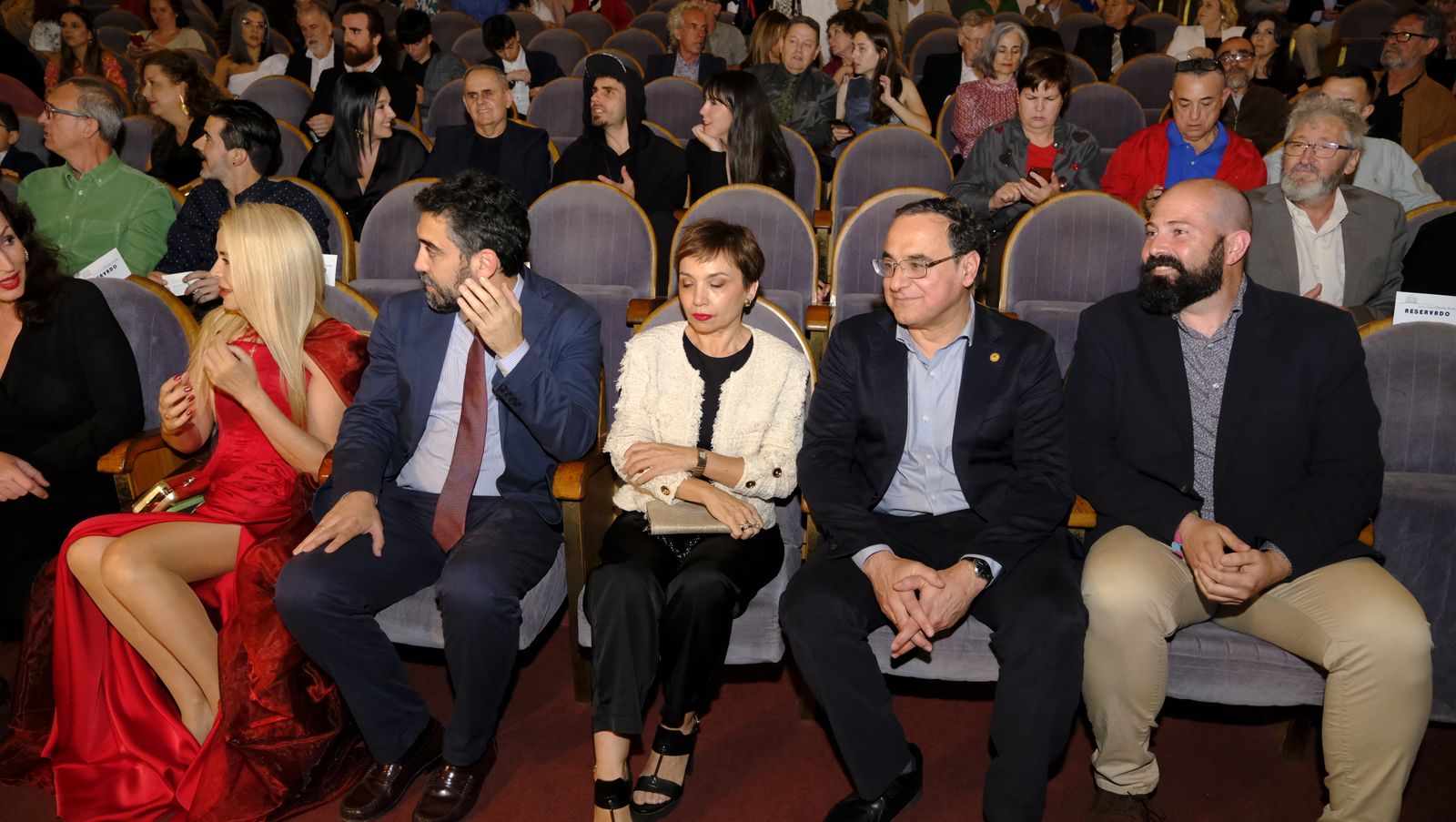 Imágenes del estreno en Almería de la película Licantropía