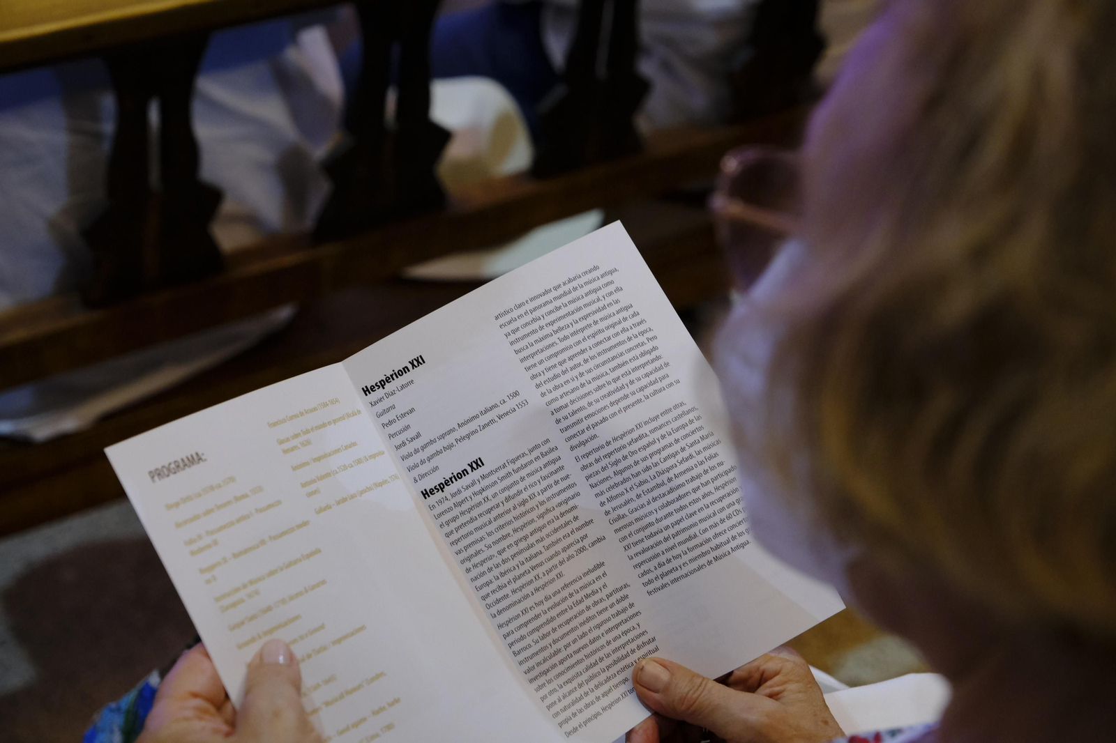 Fotogalería concierto de Jordi Savall. Festival de Música Renacentista y Barroca de Vélez Blanco.