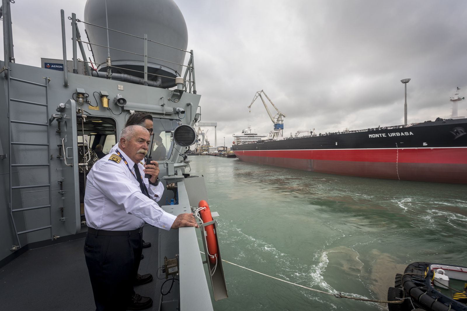 Imágenes de la prueba de mar del 'Audaz'