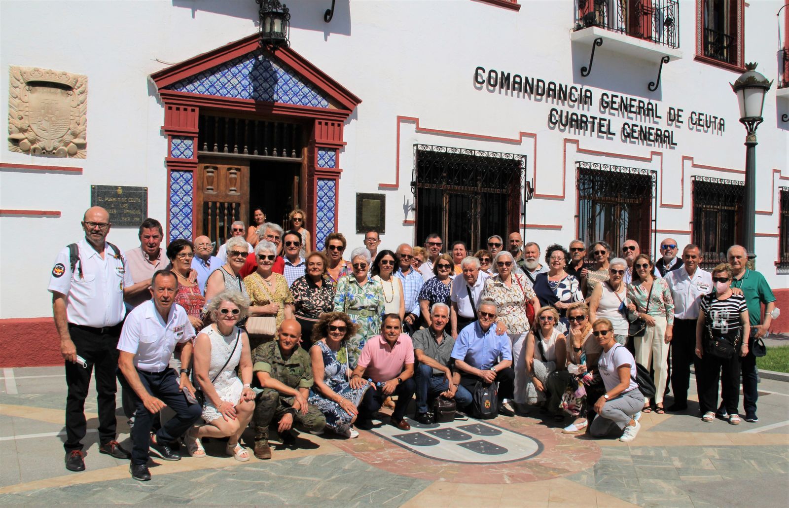 Veteranos de las Fuerzas Armadas y Guardia Civil visitan Ceuta