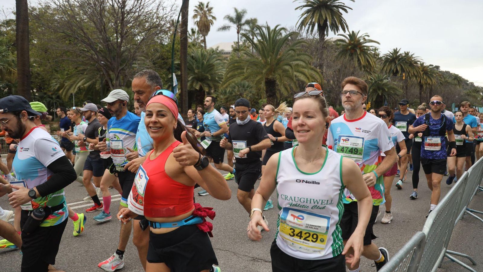La Media Maratón de Málaga 2025, en fotos