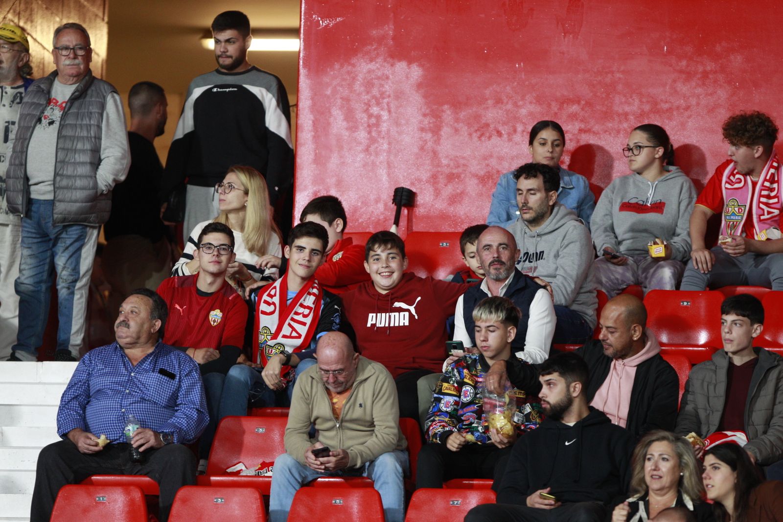 Imágenes del partido de fútbol U.D. Almería-Getafe C.F.