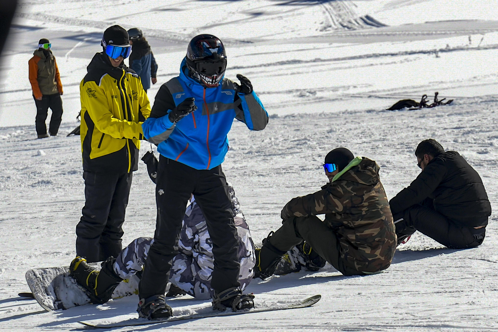 Fotos: así fue el primer día de la temporada de esquí en Sierra Nevada