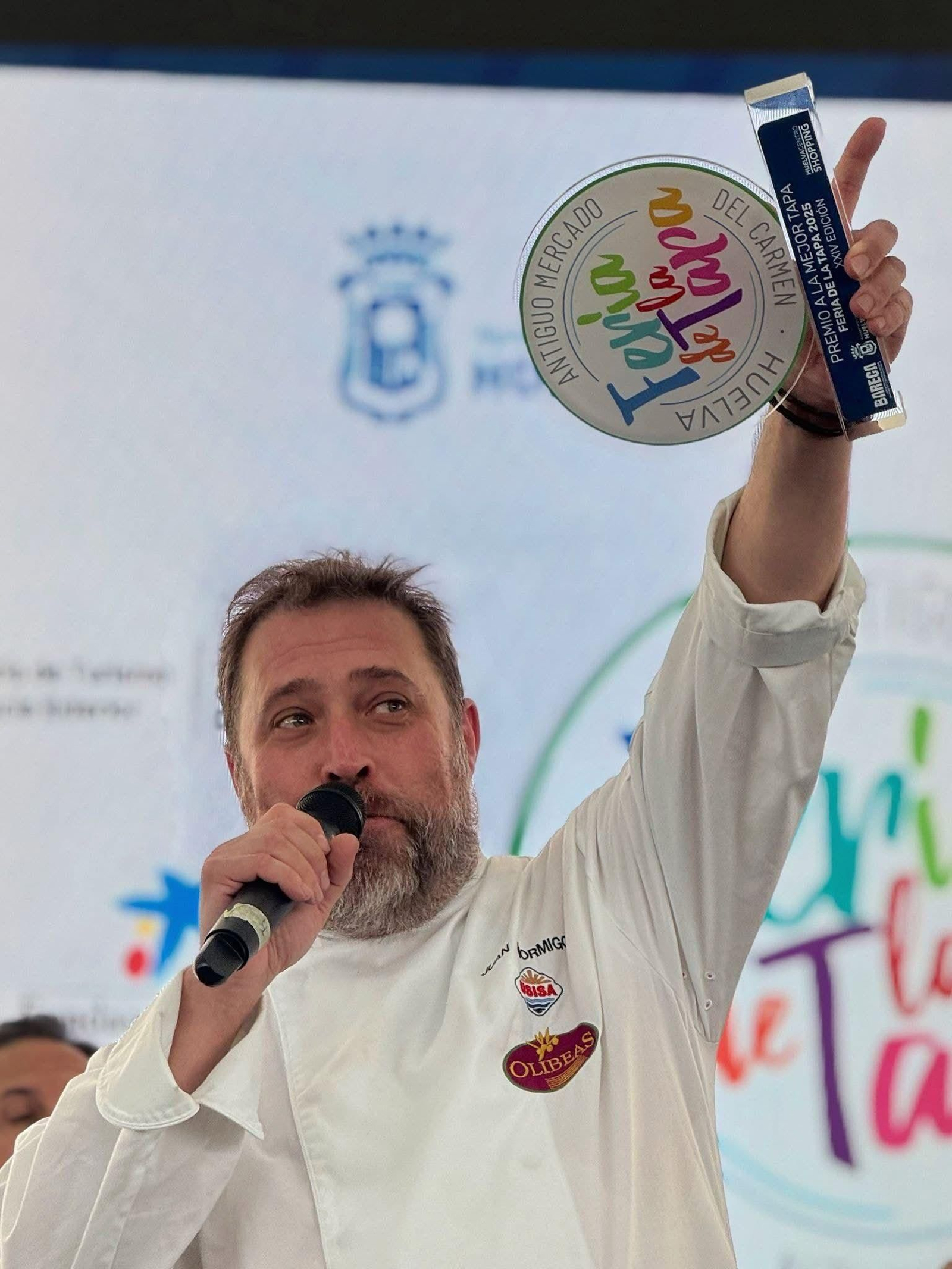 Juan Hormigo, ganador de la Feria de la Tapa de Huelva 2025