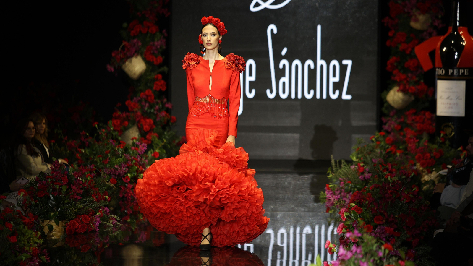 Desfile de Jorge Sánchez en la Pasarela Flamenca Tío Pepe Jerez 2024