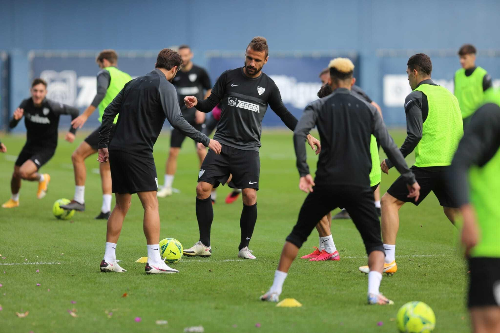 Las fotos del entrenamiento del viernes del Málaga CF