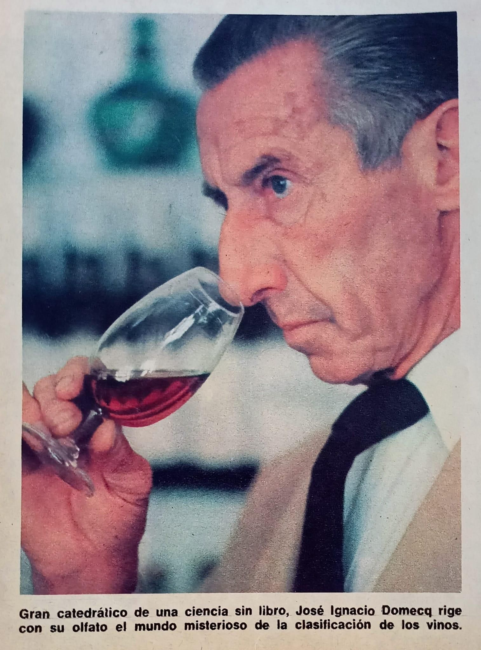 José Ignacio Domecq González, la 'Nariz' del jerez.