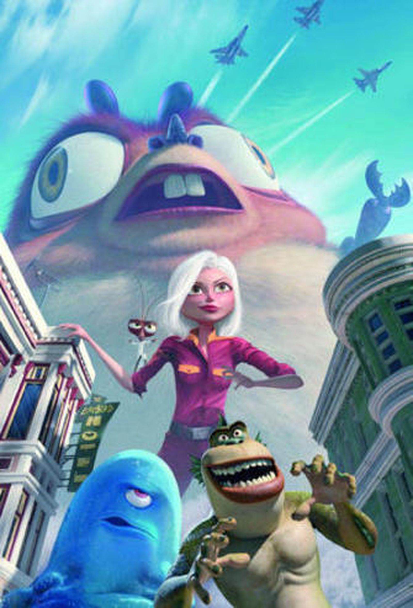 'Monstruos contra alienígenas' gran estreno de Dreamworks en 3D.