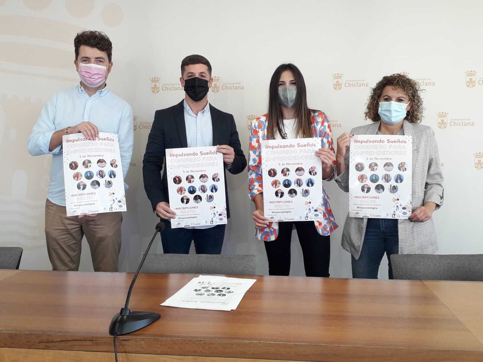 Presentación este martes de 'Impulsando Sueños. Congreso para emprendedores'.