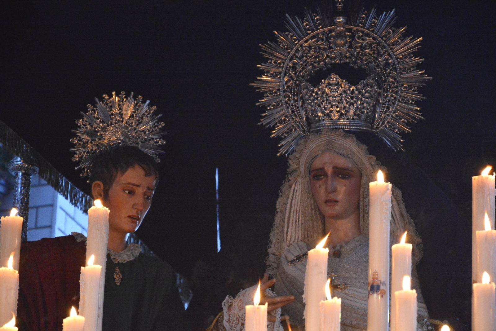 Imágenes del Lunes Santo en la comarca