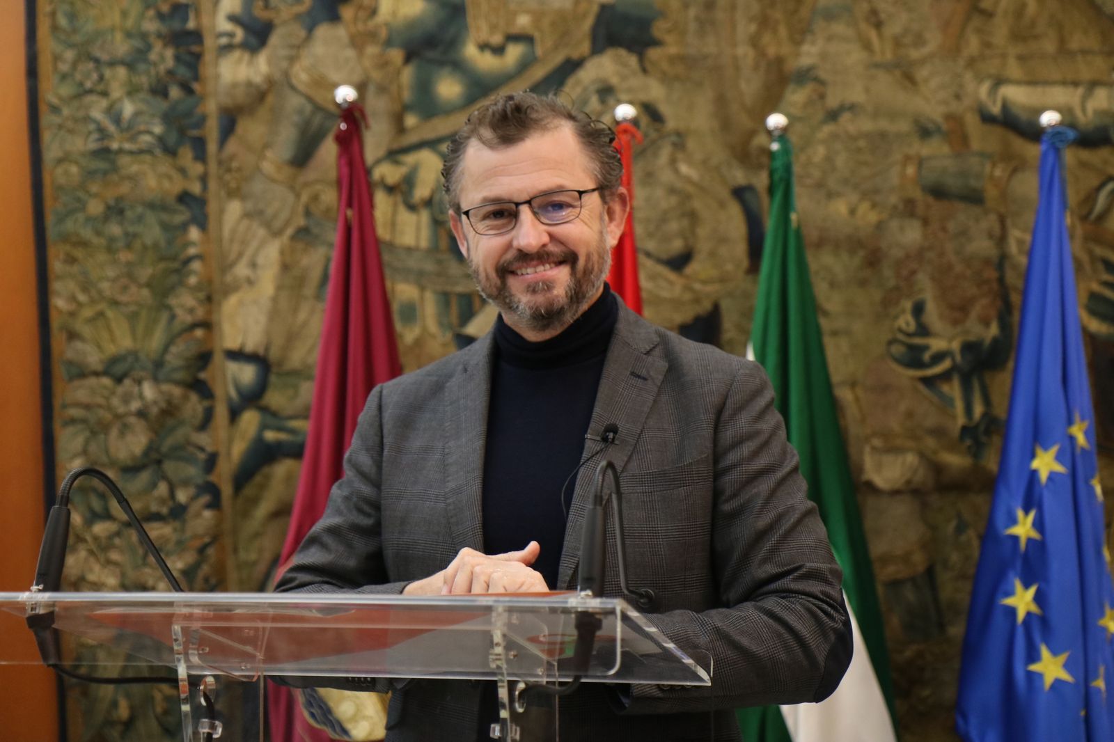 El delegado de Infraestructuras, David Dorado.