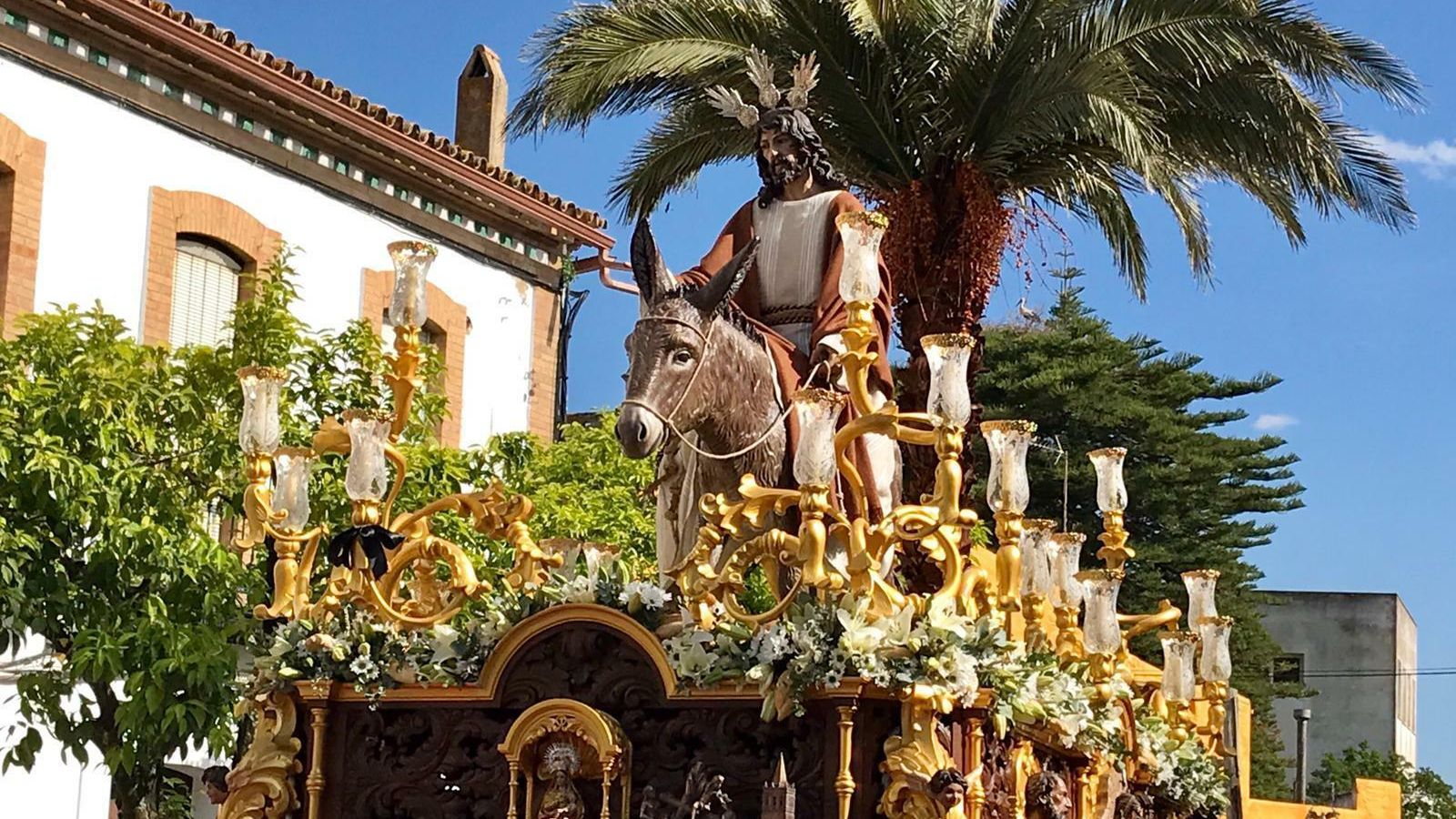 Entrada triunfal de Jesús en Jerusalén de Valverde del Camino.