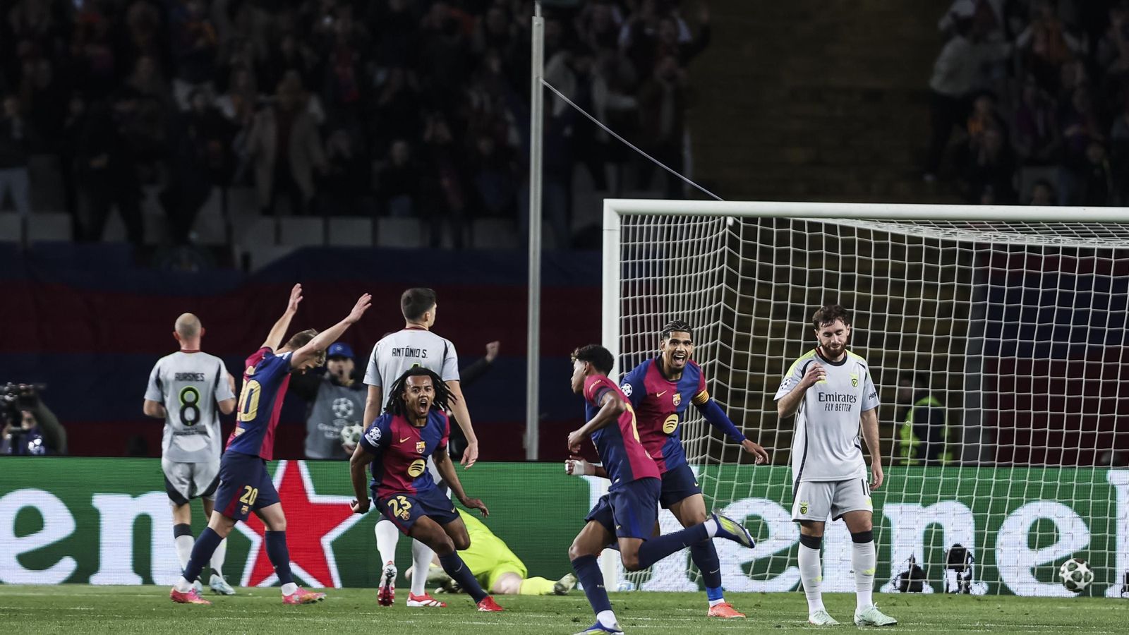 Las fotos del Barcelona-Benfica