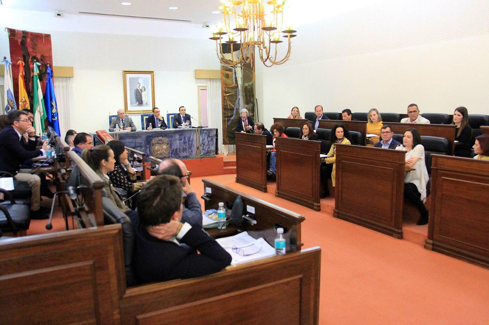 Imagen de archivo del Pleno de la Diputación.