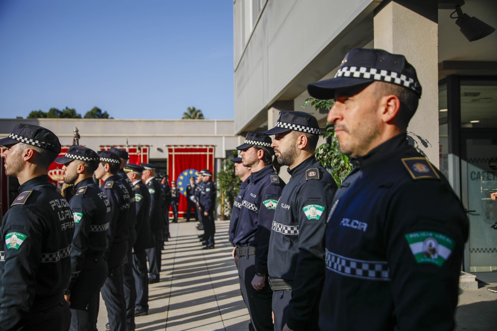 Las imágenes del acto institucional de la Policía Local de Almería con motivo de la festividad de su patrón, San Esteban
