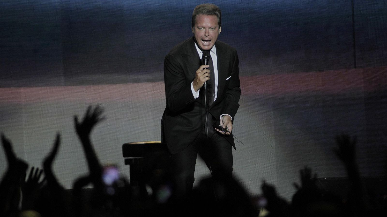 Luis Miguel, en julio en el Estadio de la Cartuja.