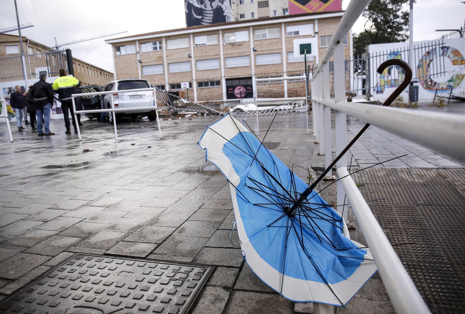 El temporal en Málaga, en imágenes