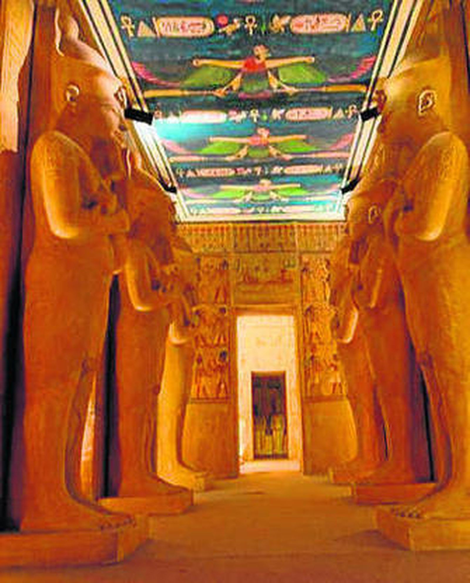 Réplica del templo.