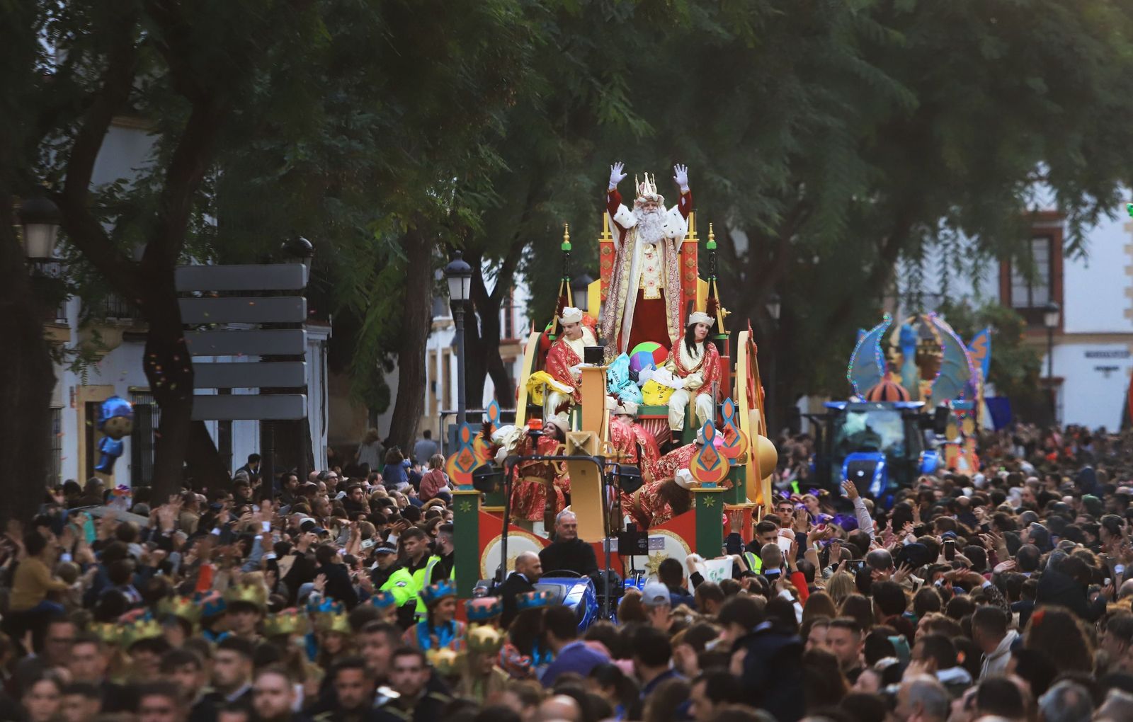 Imagen de la cabalgata de Reyes Magos del pasado año.
