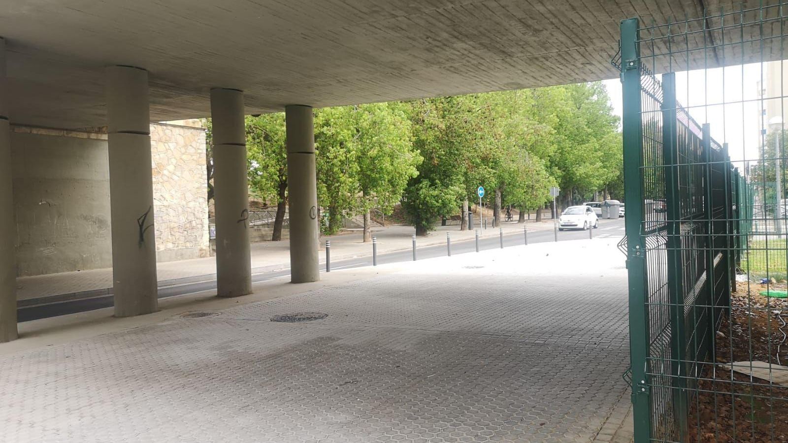 El subterráneo de la Avenida de Coria.