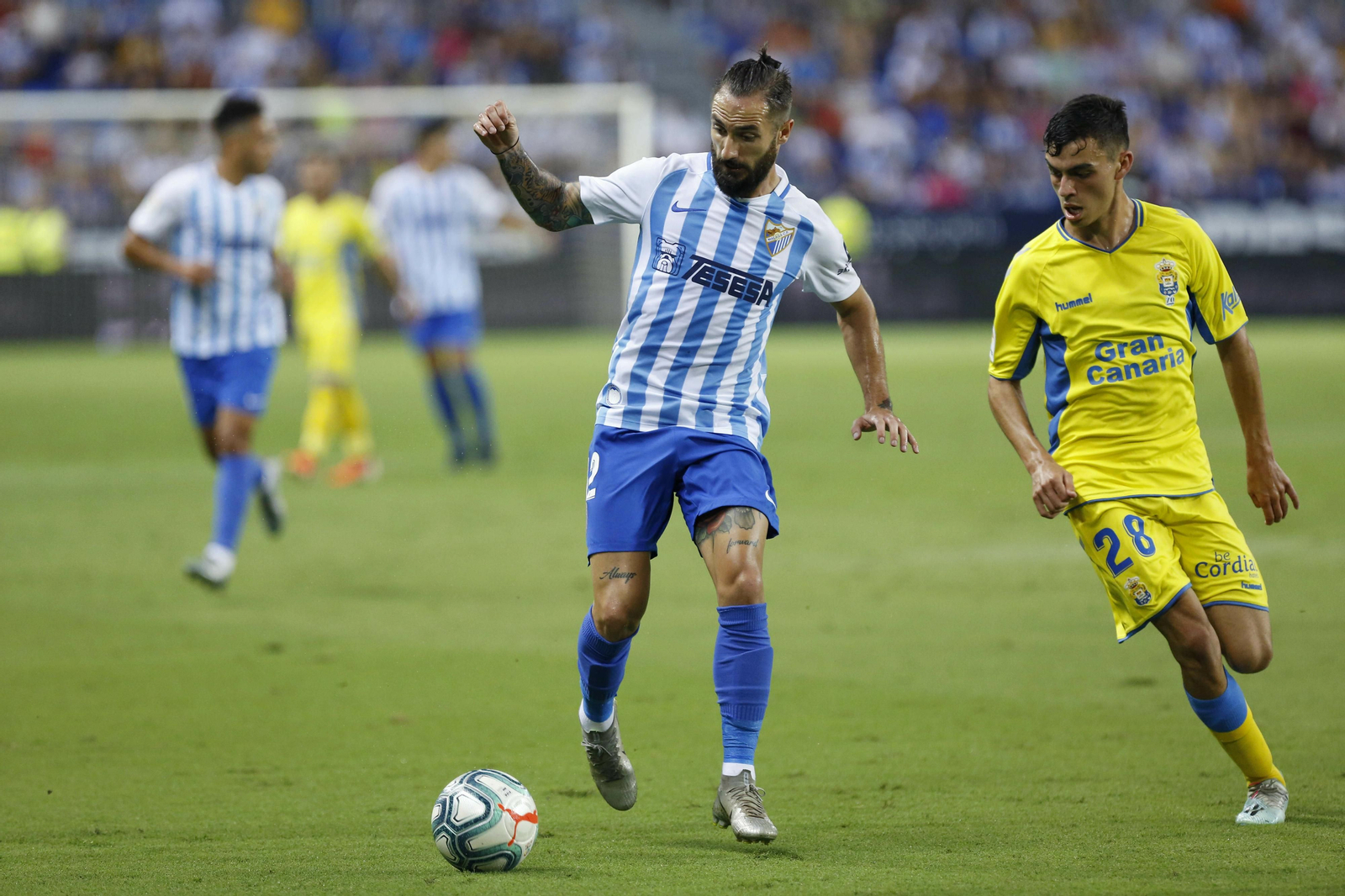 El Málaga CF-Las Palmas, en fotos