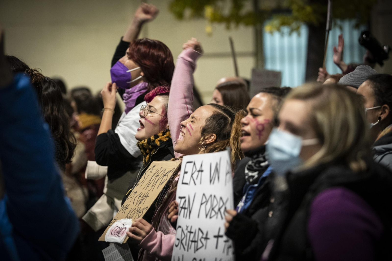 La manifestación del 25-N en Granada en imágenes