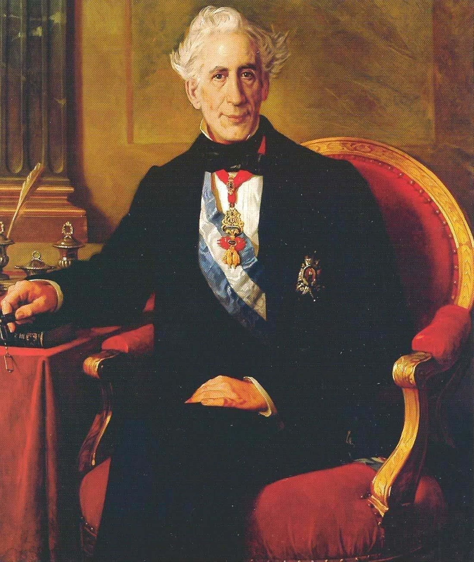 Retrato del granadino Martínez de la Rosa. Congreso de los Diputados