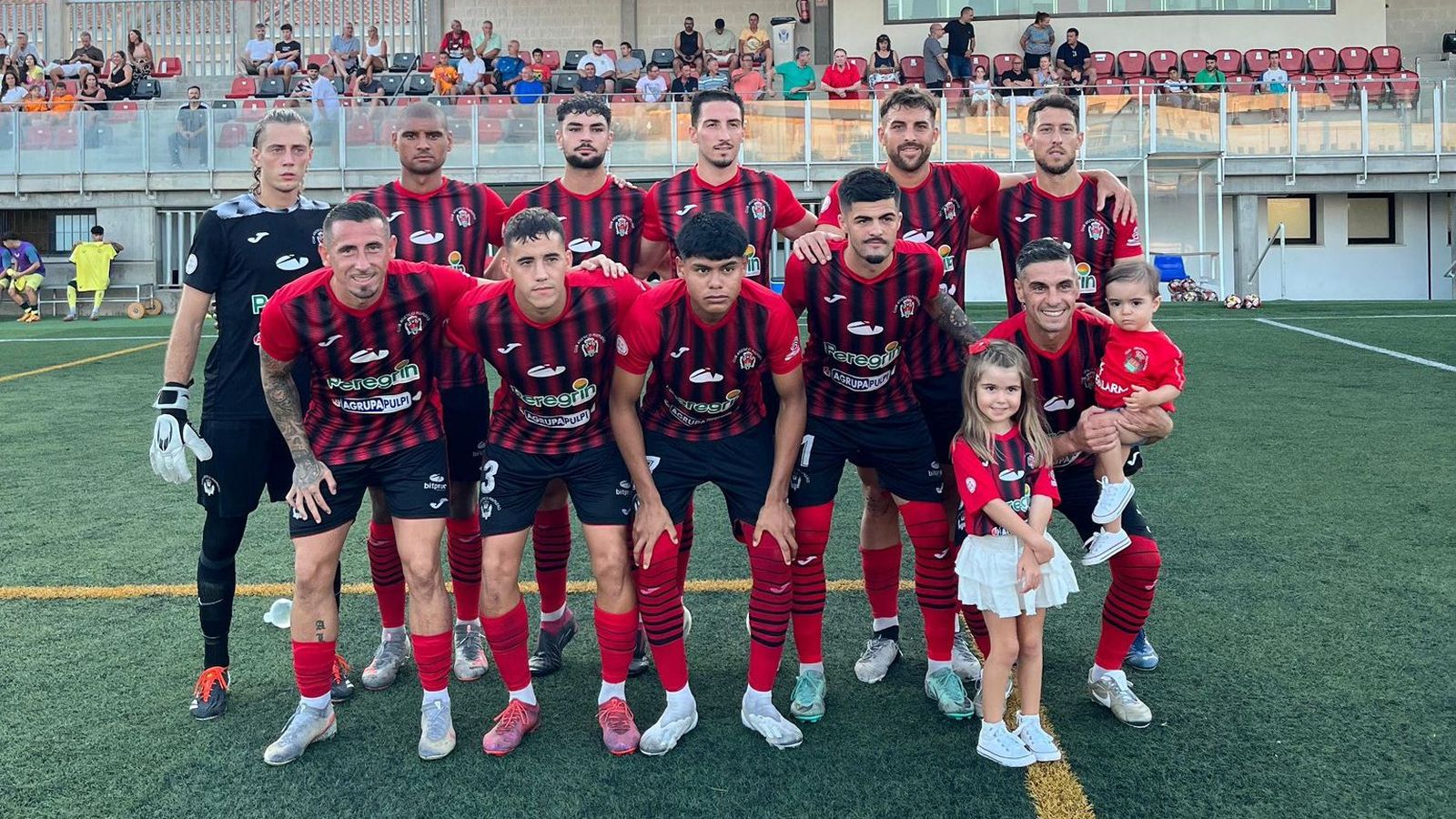 Estampa del amistoso frente al Almería Juvenil.