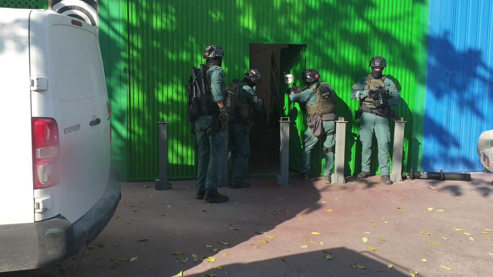 Espectacular operación antidroga en Granada, con 300 agentes y 20 detenidos en el Área Metropolitana